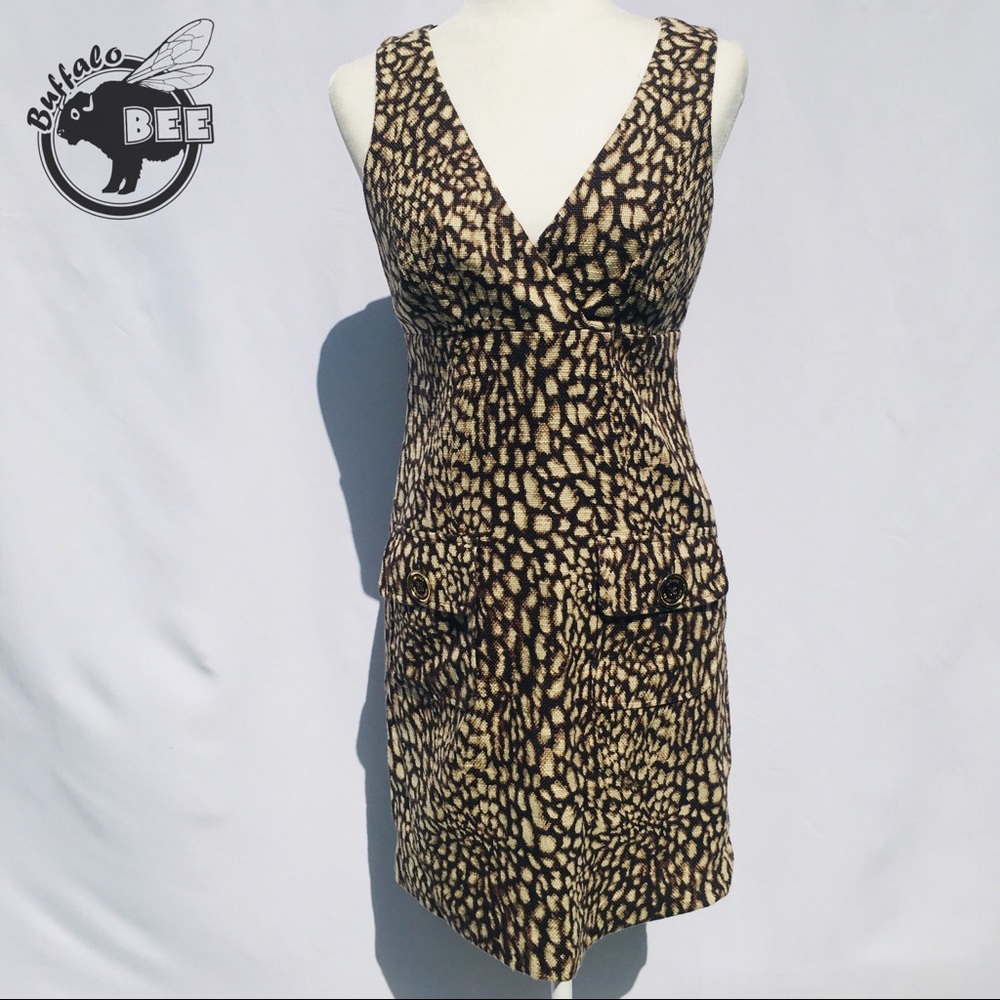 Michael by Michael Kors leopard print dress size 4